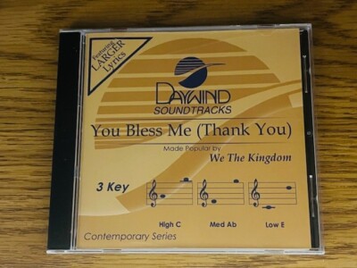We The Kingdom You Bless Me (Thank You) Accompaniment/Performance Track New CD