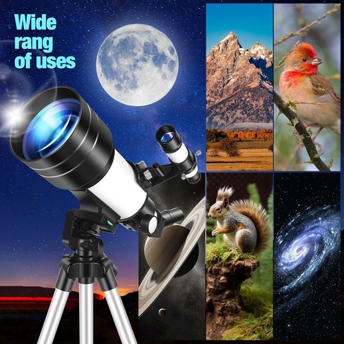 70mm Aperture Telescope with Phone Adapter - Perfect for Stargazing Adventures - Picture 8 of 9