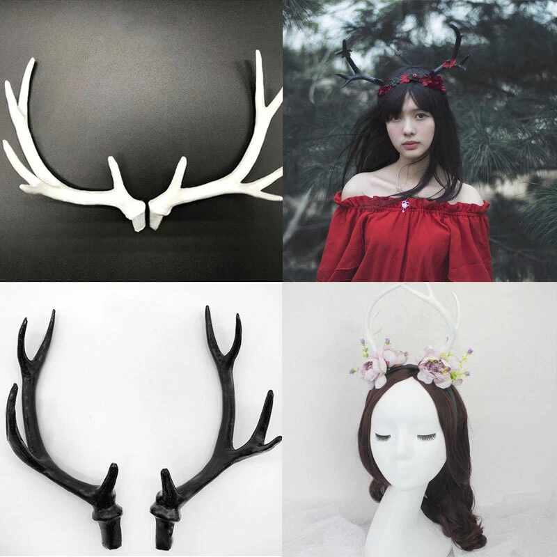 Fake antlers headband deals