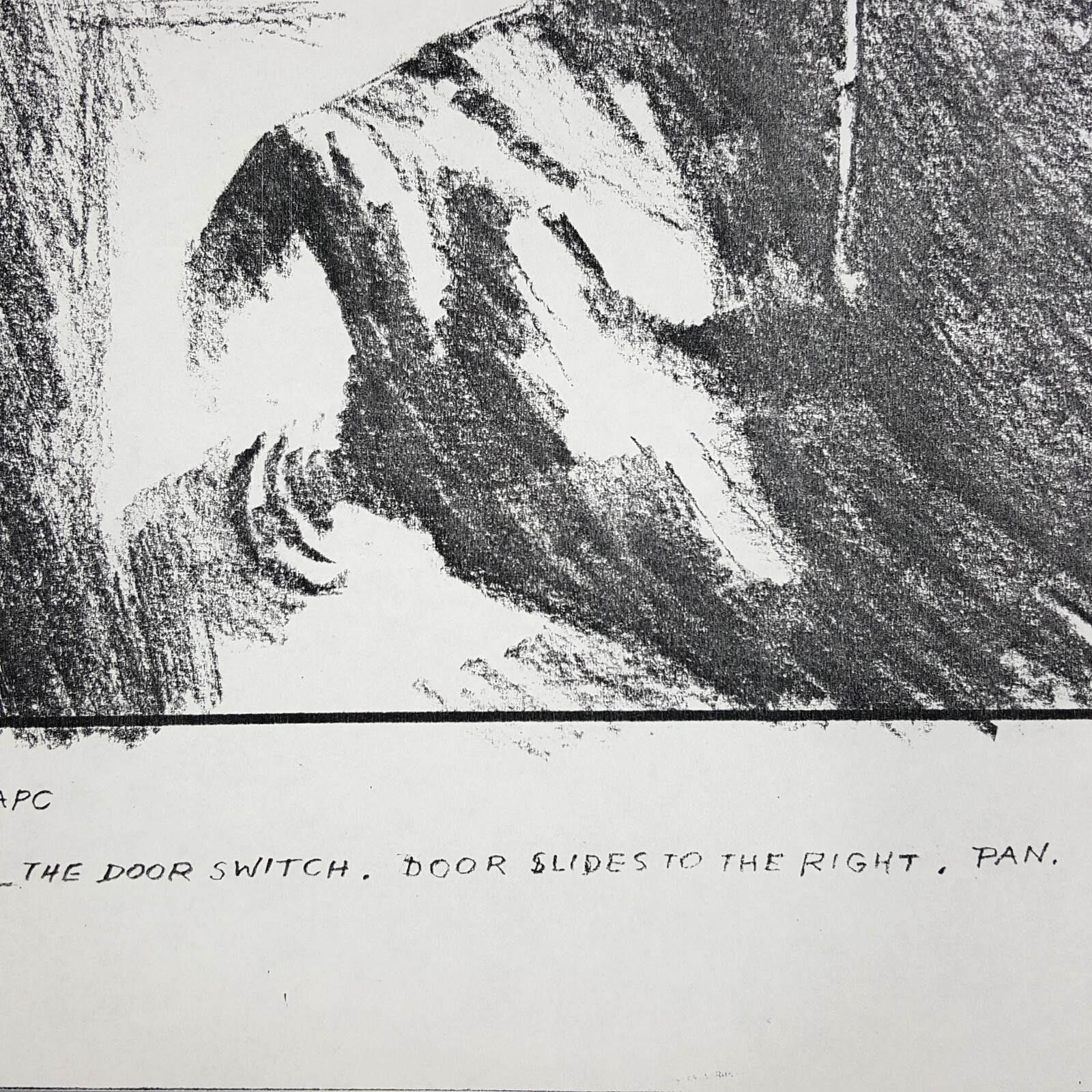 Image 8 of Aliens (1986) - Production Used Storyboard, Ripley Hits the Door Switch, COA