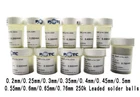 250K BGA Reballing Solder Balls 0.2/.25/.3/0.35/0.4/.45/0.5/0.55/0.6/0.65/0.76mm