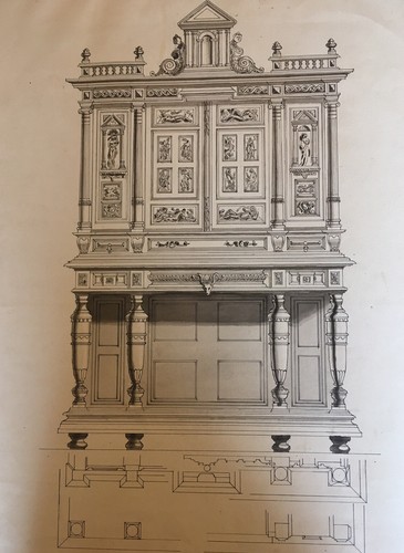 Dessin Original 1613 - Giovan Battista Vanni - Vierge Baroque (Encre)
