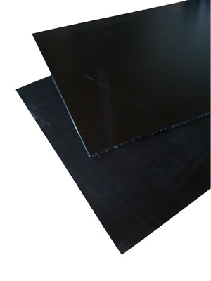 Plaque PE 1000 Anti-statique Noir - 500x245x8 Mm - Neuf - Pour Atelier Ou DIY