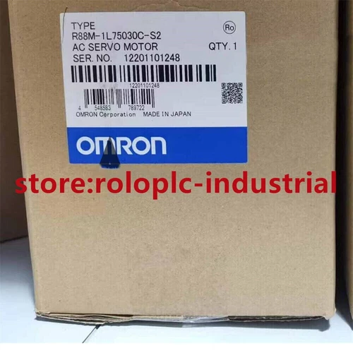 New In Box Original Omron R88M-1L75030C-S2 Servo Motor R88M-1L75030C-S2