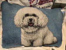 bishon woven decorative throw pillow