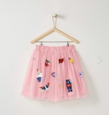 Hanna andersson 110 Pink Tutu Skirt In Soft Tulle With Embroidery