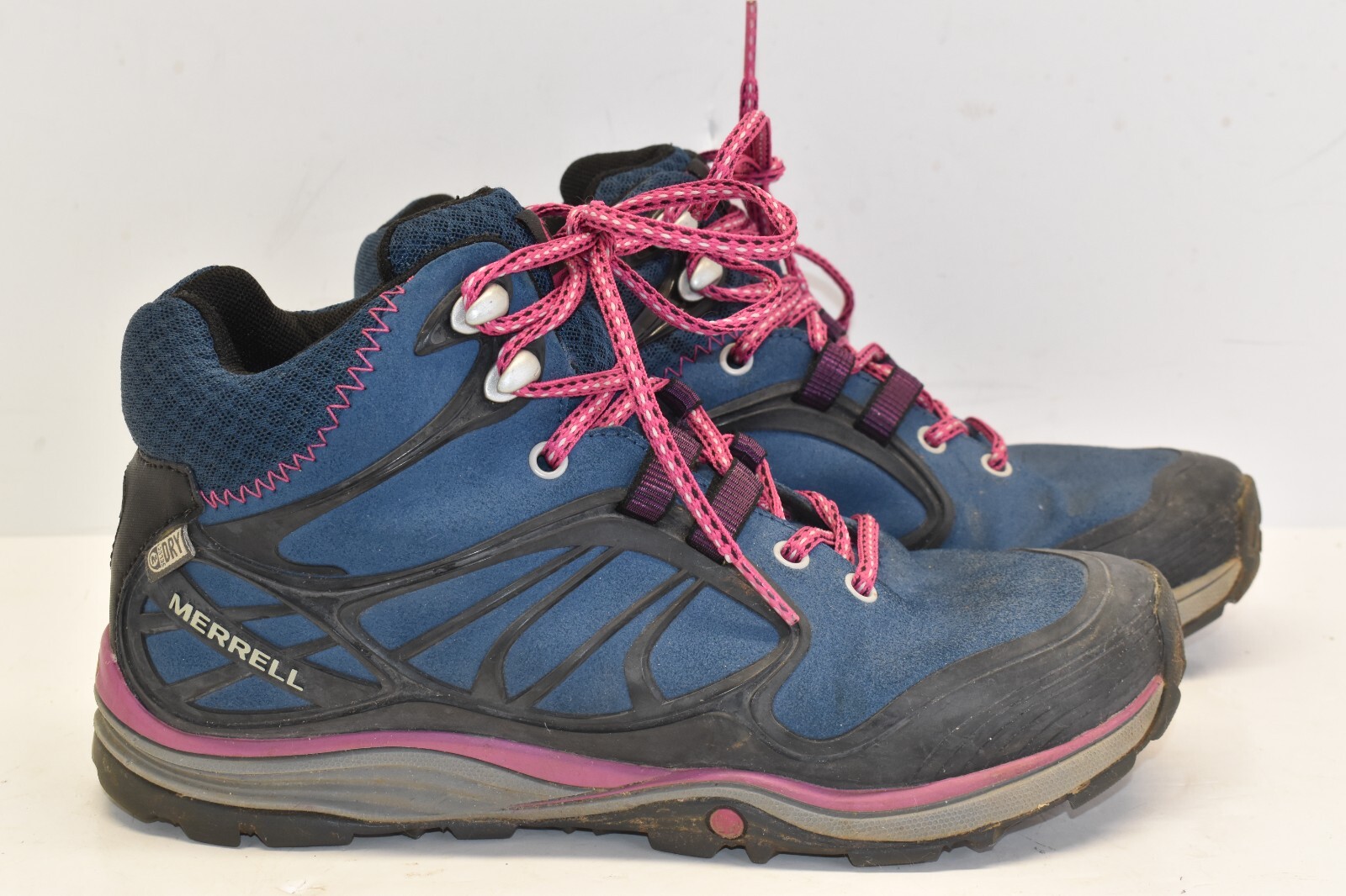 Scarpe da trekking Merrell donna Verterra Mid impermeabili blu luna rosa taglia 8 trail