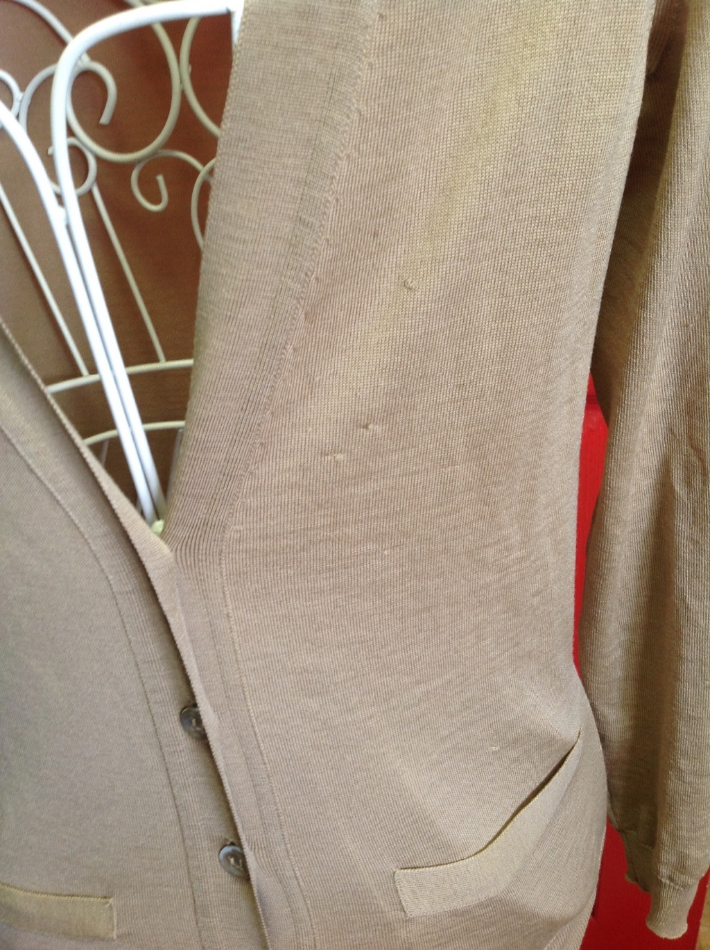 Maglione beige Yves Saint Laurent taglia small