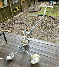 Vintage METAL - Bag Boy USALite Golf Bag Push Pull Cart Caddy