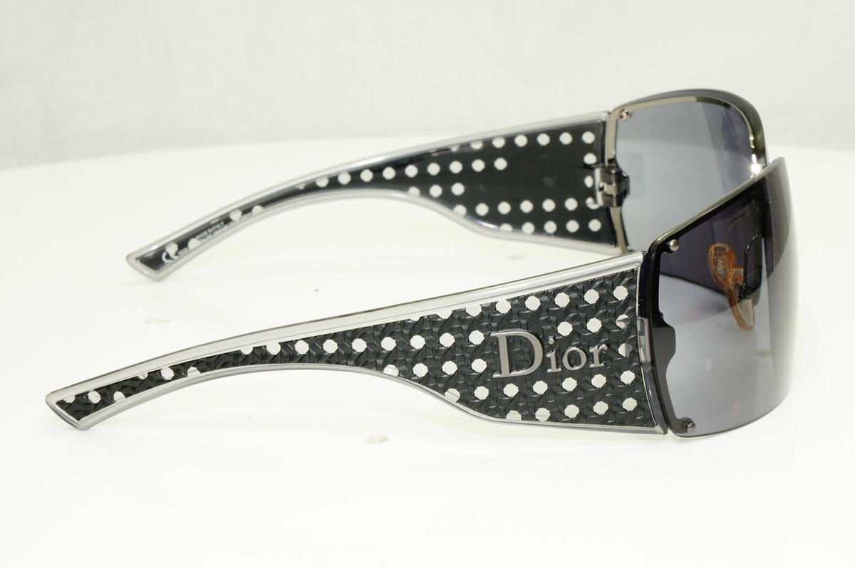 Dior Quadrille Black Large Sunglasses Womens Square Black