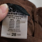 SOLD Design Lab brown faux suede brown womens pants size 28 — photo 6