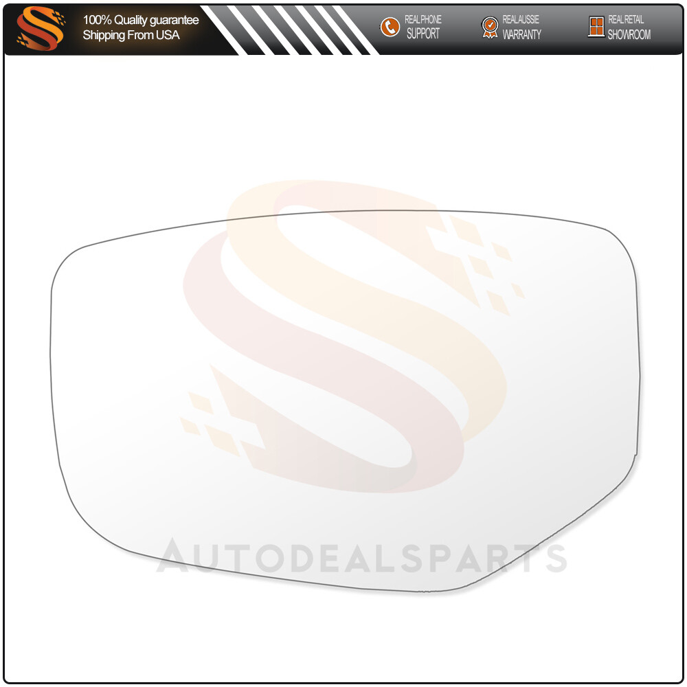 Flat Mirror Replacement Glass Fit For 2013-17 HONDA ACCORD COUPE Driver Side