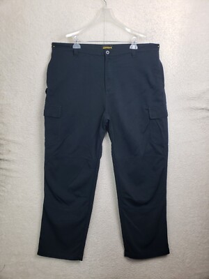 Ironclad Men Pants 44x32 Black Nylon Cargo Perfomance Work Wear Straight Leg