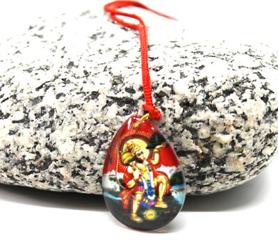 Hanumana Anhänger Hanuman Halskette Streitkolben Hindu Gott Totem Anhänger Harz Halskette