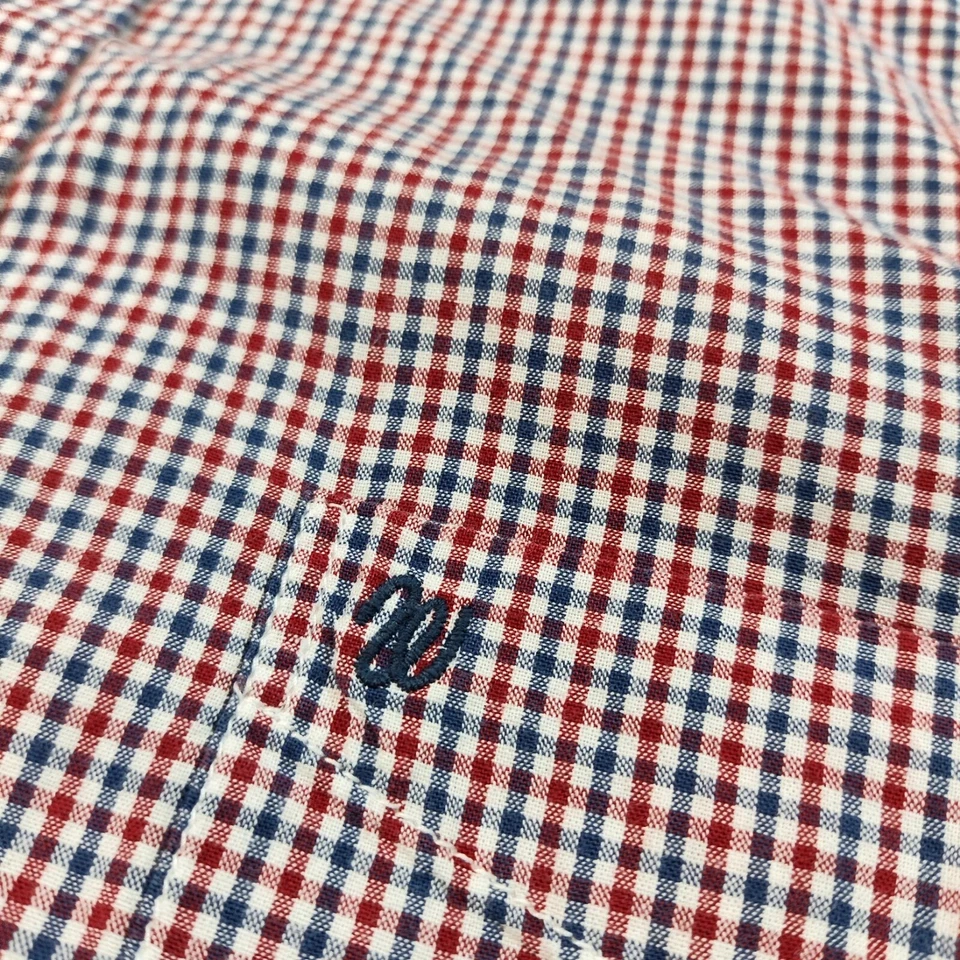 Camisa Wrangler para hombre grande ajuste regular a cuadros multicolor manga ... - Imagen 4 de 4