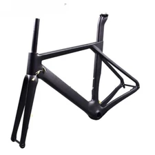 700*32C Carbon Fiber Road Bike Frameset Disc Brake Thru Axle Bicycle Frame BB86