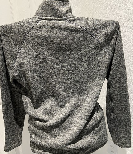 Eddie Bauer Men's 1/4 Zip Fleece Pullover Sweater, Gray Heather-Medium - Picture 2 of 5