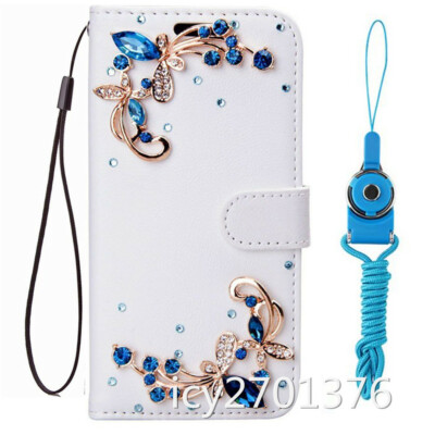 Fancy Bling Rhinestones Wallet Flip Leather Case for Samsung A56 A35 A36 A16 A15