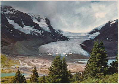 UNPOSTED Vintage Postcard 4x6- Athabasca Glacier CANADA JOHN HINDE -J1059