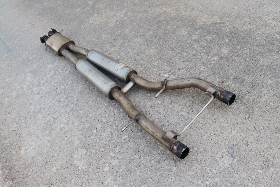 Tubo resonador centro de escape P90906 2009-2011 Jaguar XF tubo H Y OEM Foto 3 de 4