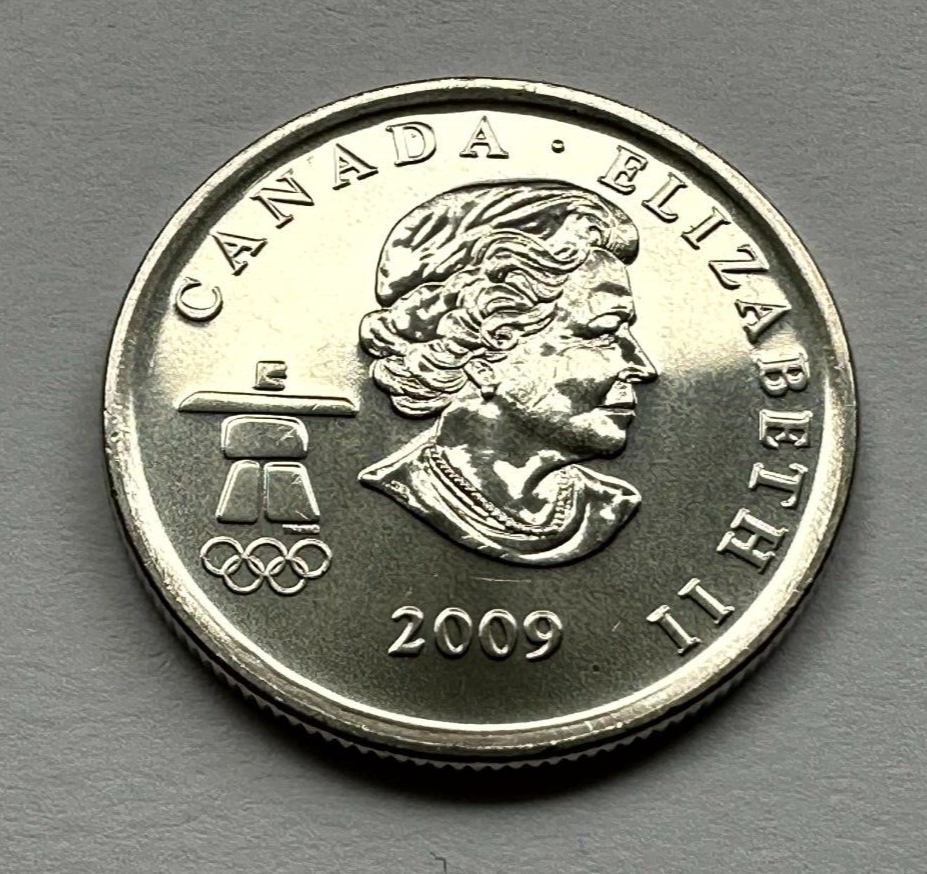 Canada 2009 25-Cent Vancouver 2010 Olympic Speed Skating Quarter