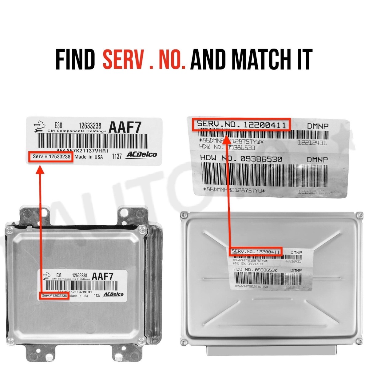 meseページ 10-11 Impala 12612397 Computer Brain Engine Control ECU ECM