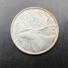 1940 Canada Silver 25 Cent Coin  Lot#318