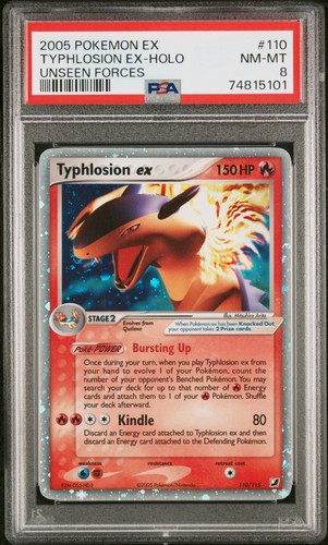 Typhlosion ex graded PSA 8 for sale on eBay