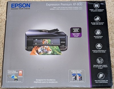 EPSON EXPRESSION PREMIUM XP-800 INKJET PRINTER (EPSON FACTORY SEALED BOX)  273
