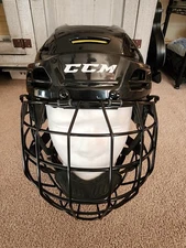 CCM Tacks 310 M Black Hockey Helmet FM580 M Cage 2028 Nice