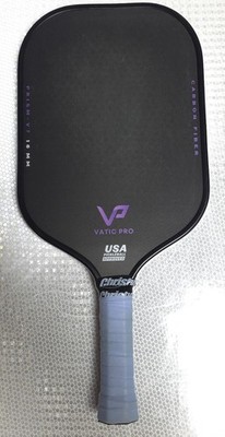 VATIC PRO PRISM V7 16MM CARBON FIBER PICKLEBALL PADDLE PURPLE USED