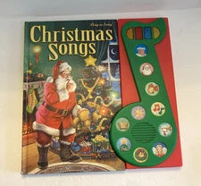 Vintage 2002 Christmas Songs Play-a-Song Book  blinking lights