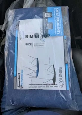 Bimini Top Replacement Cover 3 Bow 6' X 67" - 72" X 46" SLBT3NAV672 Serene Life