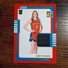 2025 Panini Donruss Lucy Olsen RC Rookie Jersey Patch RED