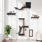 5-In-1 Cat Wall Shelves - Space-Saving Climbing Furniture for Indoor Cats