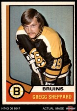 1974 O-Pee-Chee NHL #184 Gregg Sheppard Bruins 4 - VG/EX