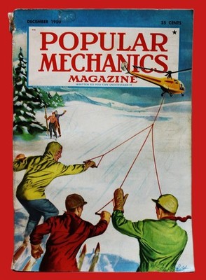 POPULAR MECHANICS MAGAZINE DECEMBER 1950 - TECHNOLOGY SCIENCE AUTOMOBILES
