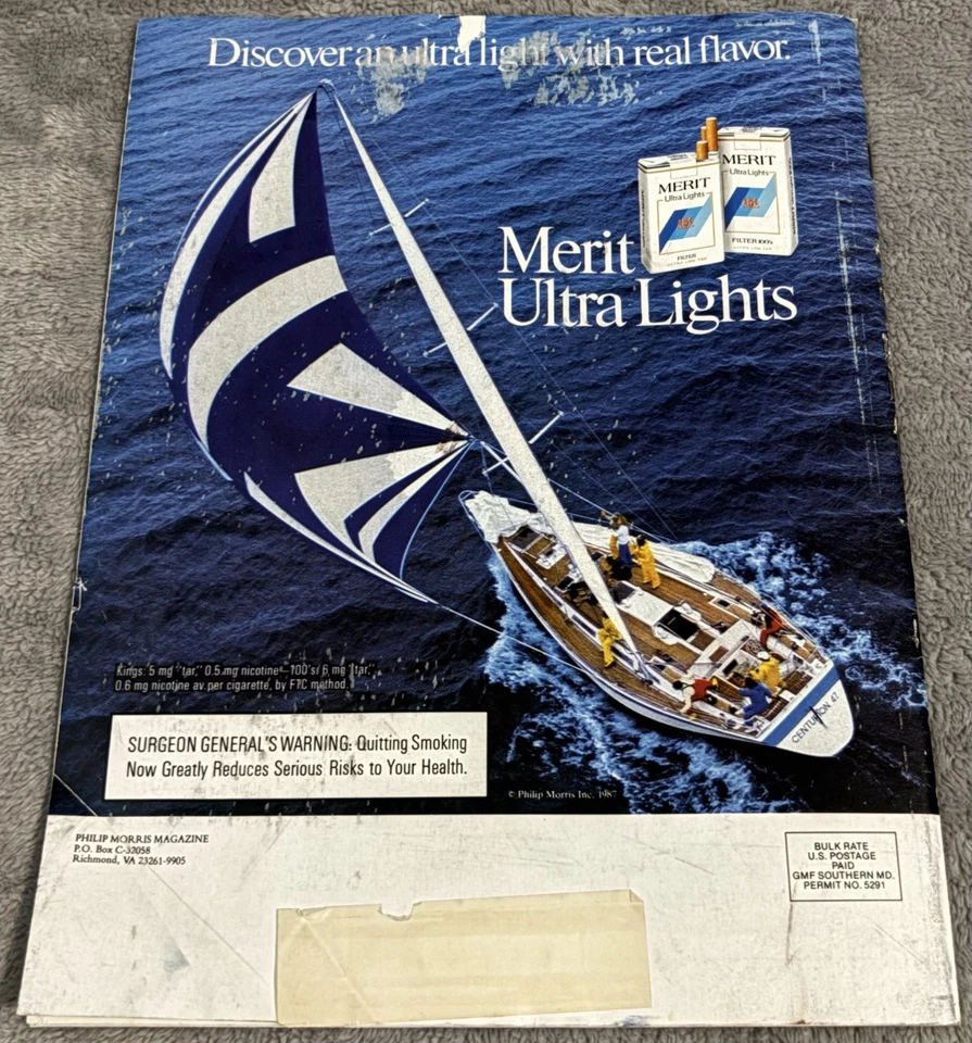 Philip Morris: 6 Magazine Lot: Winter 1988/ 1989 1990 Spring 1992 Vintage RARE - Image 3 of 4