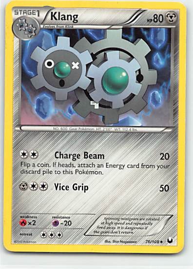 Klang Uncommon Dark Explorers 76/108 NM