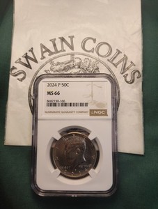 2024P 50c Kennedy Half Dollar MS66 E5-124