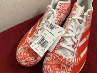 Adidas Adizero Electric II Football Cleats Snake White Orange