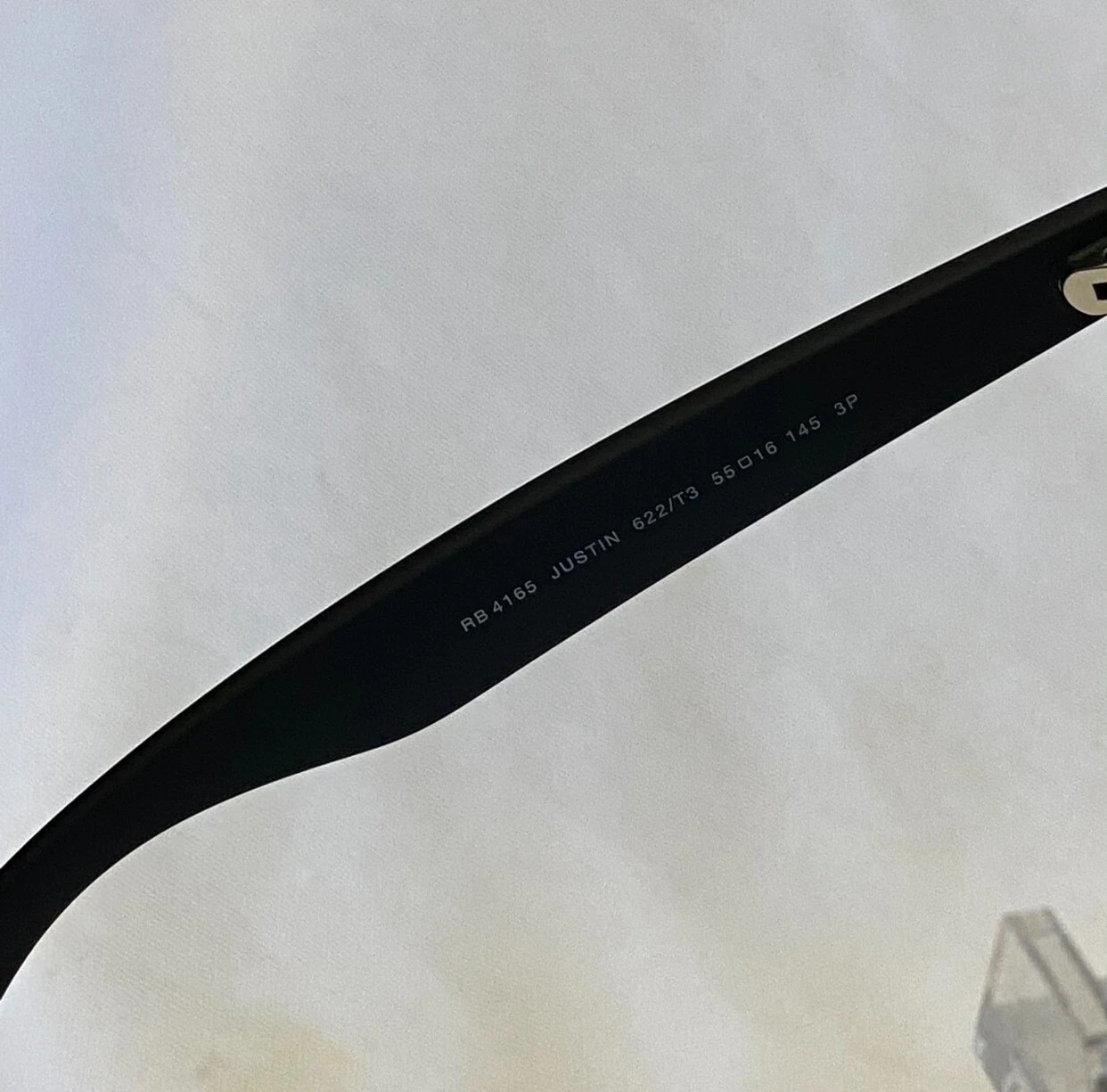 Ray-Ban RB4165 622/T3 55 16 145 Black frame/Polarized lens Sunglasses