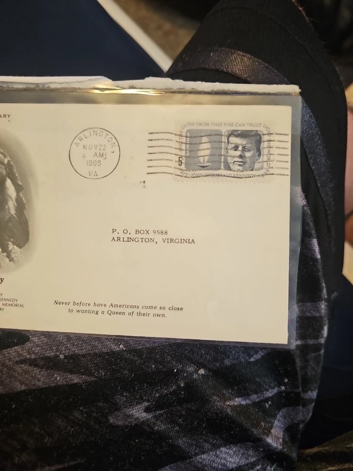 Jacqueline KENNEDY First Day Cover Stamp, 11/22/66, 3rd Anniversary, JFK- scarce - Image 3 of 4