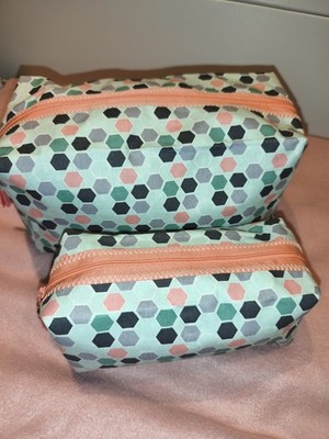 Kosmetiktaschen Set 2-teilig, Beauty Bag, Kulturtasche, Schminktäschchen