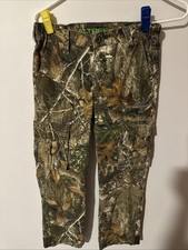 real tree Camouflage Edge Cargo pants Youth L 10-12 Hunting Fishing Outdoors