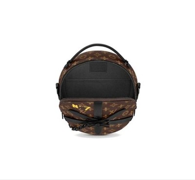 LOUIS VUITTON Shoulder Bag No. 7 Drum Wheel Box Brown Noir w/Box, Dust bag