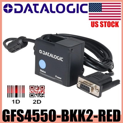 Datalogic Gryphon GFS4550-BKK2-RED 2D Fixed Scanner Red Illumination RS232 Cable