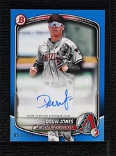2025 Bowman Paper Prospect Retail Auto Blue 51/150 Druw Jones #BPA-DJ Auto 1bk5
