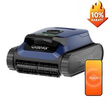 Gosvor (2026 Neu) Poolroboter Wand und Boden, Wasserlinie …