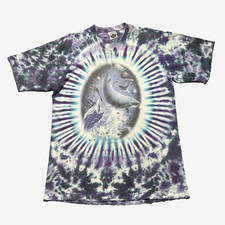Vintage 1995 Eye-Dye Whale Wizard Grateful Dead Tie Dye T-Shirt XL 90s